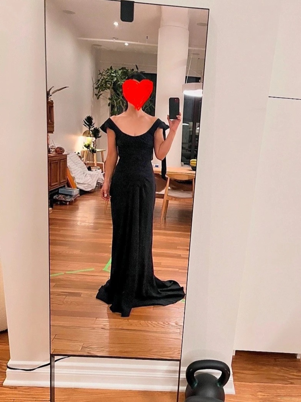 Prada Ruched Maxi Dress in Black